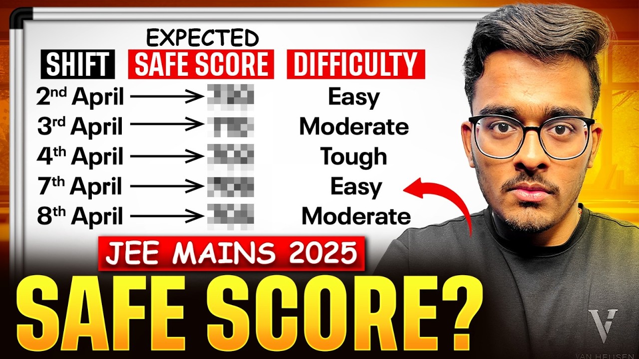 Expected Marks Vs Percentile in JEE Mains 2025 April Attempt |🔥 ...