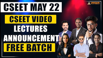 FREE CSEET New Batch May 2022 Announcement | How To Prepare For CSEET | CSEET Online Classes