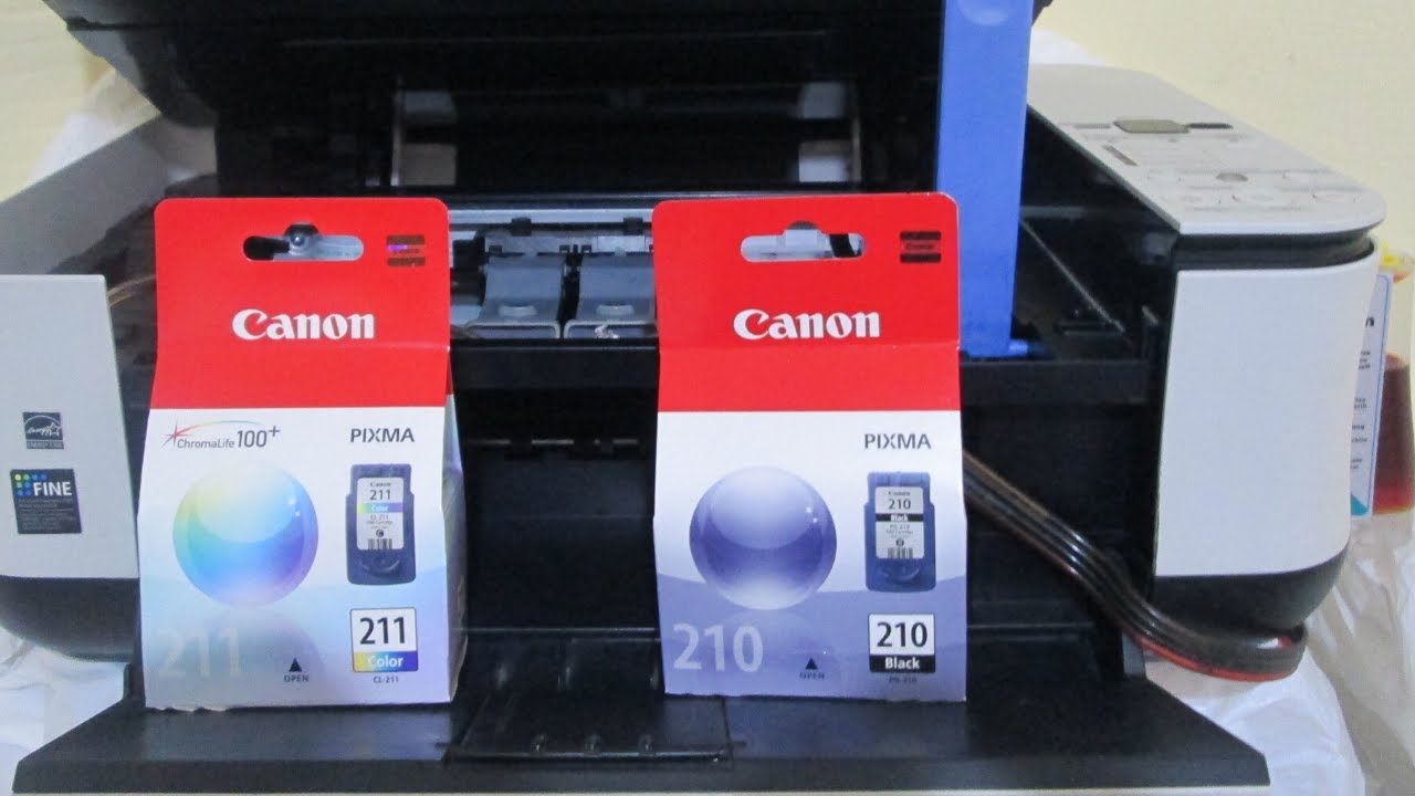 MANTENIMIENTO A CARTUCHOS CANON PG 210, PG 510, CL 211 y 511 CON SISTEMA DE  TINTA CONTINUA - YouTube
