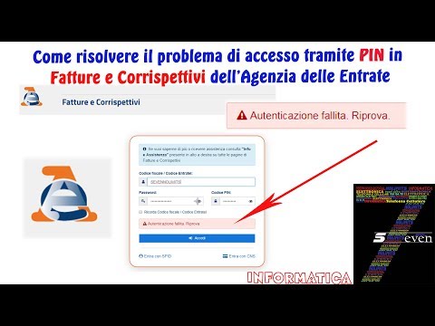 Come risolvere il problema di accesso tramite PIN in Fatture e Corrispettivi dell’Agenzia delle Entr