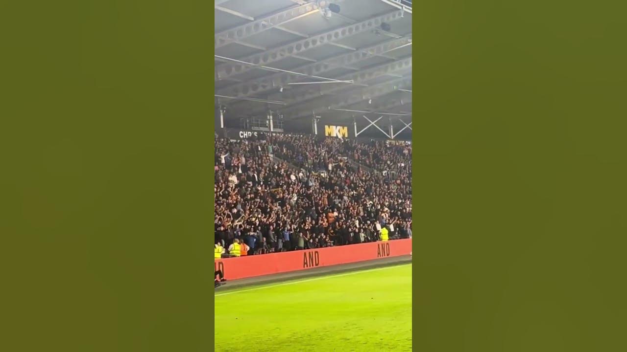 Hull City Fans Sing “Cant Help Falling In Love With You” Vs Coventry City #hullcity #coventry