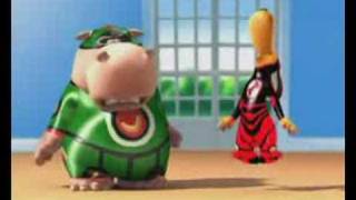 Hippo And Dog - Superheroes