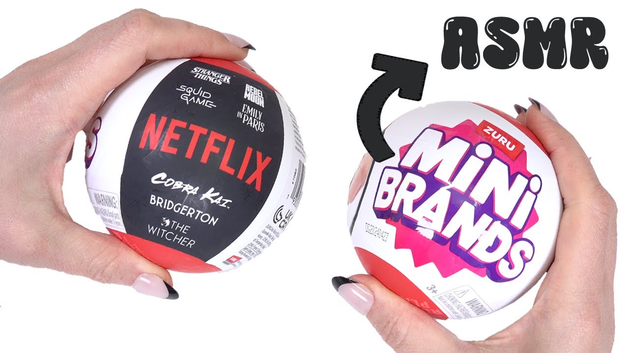 ASMR Zuru Mini Brands Netflix Blind Bag Opening! No Talking Sounds