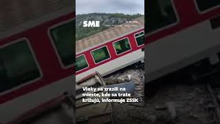 Pri Jablonove nad Turňou sa zrazili dva rýchliky 🚨