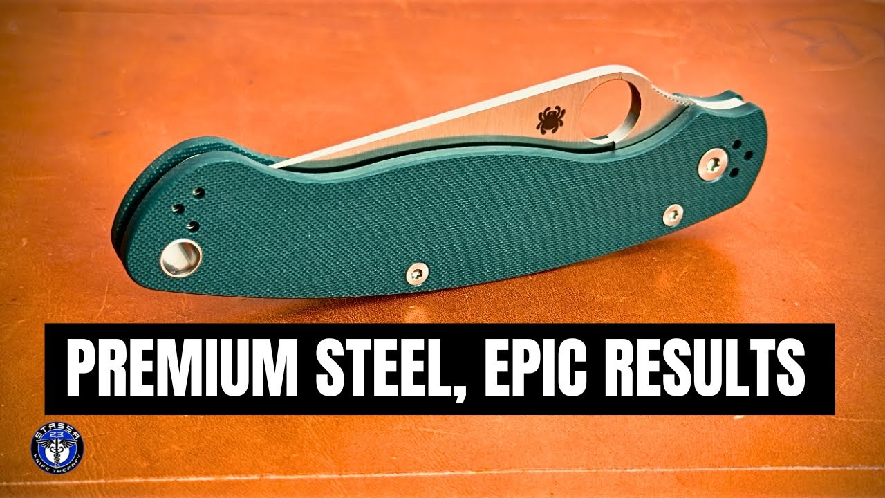 I Forgot How Good Their Knives Were: Spyderco Military 2 Blade HQ Exclusive Review