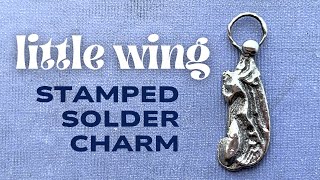 Little wing soft soldered charm - jewelry making screenshot 5