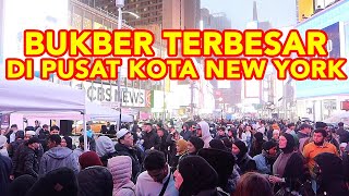 Subhanallah, Ribuan Muslim Buka Puasa di Times Square New York Amerika Serikat