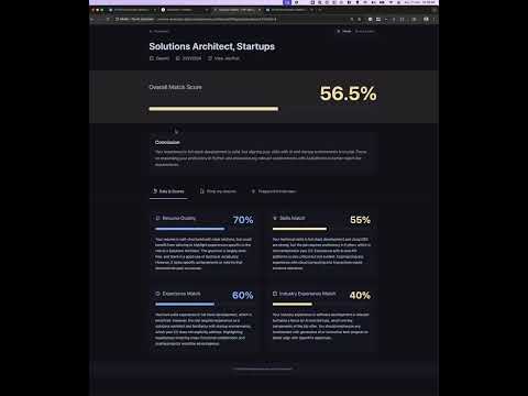 HRzilla - The AI Job Coach video preview 2