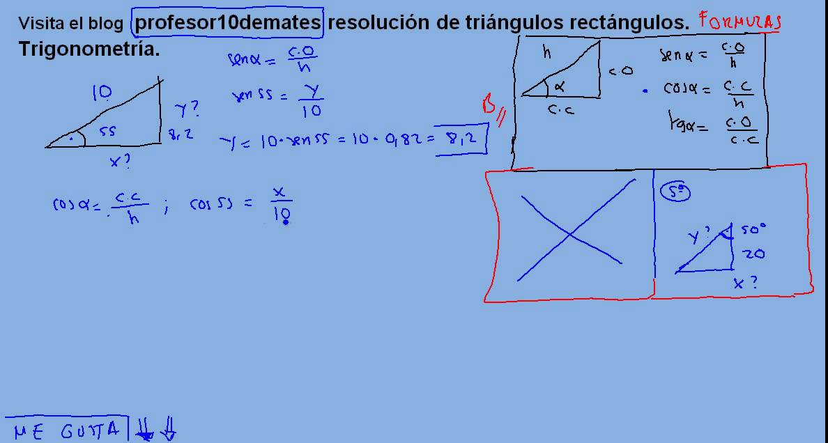 Problemas De Triangulo De Trigonometria 💥💥 Razones