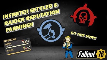 Fallout 76 - INFINITE!! Reputation Farming! Don
