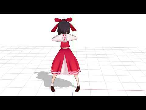 【MMDテスト】Bad apple!!踊ってみた！（白モーション）