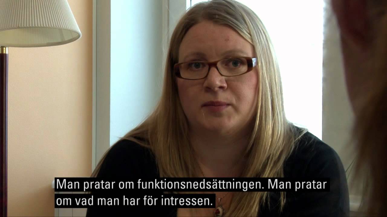 Mötet med LSS handläggaren textad