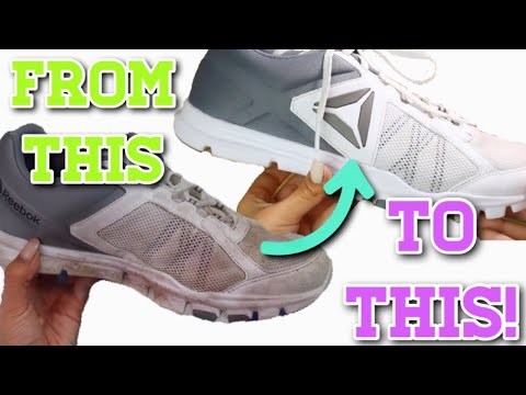 HOW TO CLEAN YOUR TENNIS SHOES!