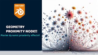 CREATE STUNNING Flower Animations in MINUTES with PROXIMITY EFFECT! - Blender Tutorial