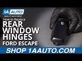 How to Replace Rear Window Hinges 2008-12 Ford Escape