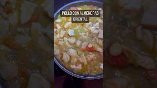 POLLO CON ALMENDRAS ORIENTAL#receta#idea#comidasana#familianumerosa