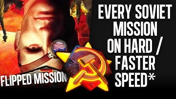 Flipped Red Alert 2 Soviet Campaign | Command and Conquer | Hard / Faster Speed | No Commentary