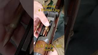 Loading a Partial M1 Garand Clip