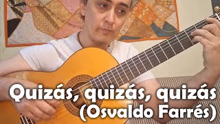 PDF Sample Quizás Quizás Quizás guitar cover Score + Tab guitar tab & chords by Eugen Sedko.