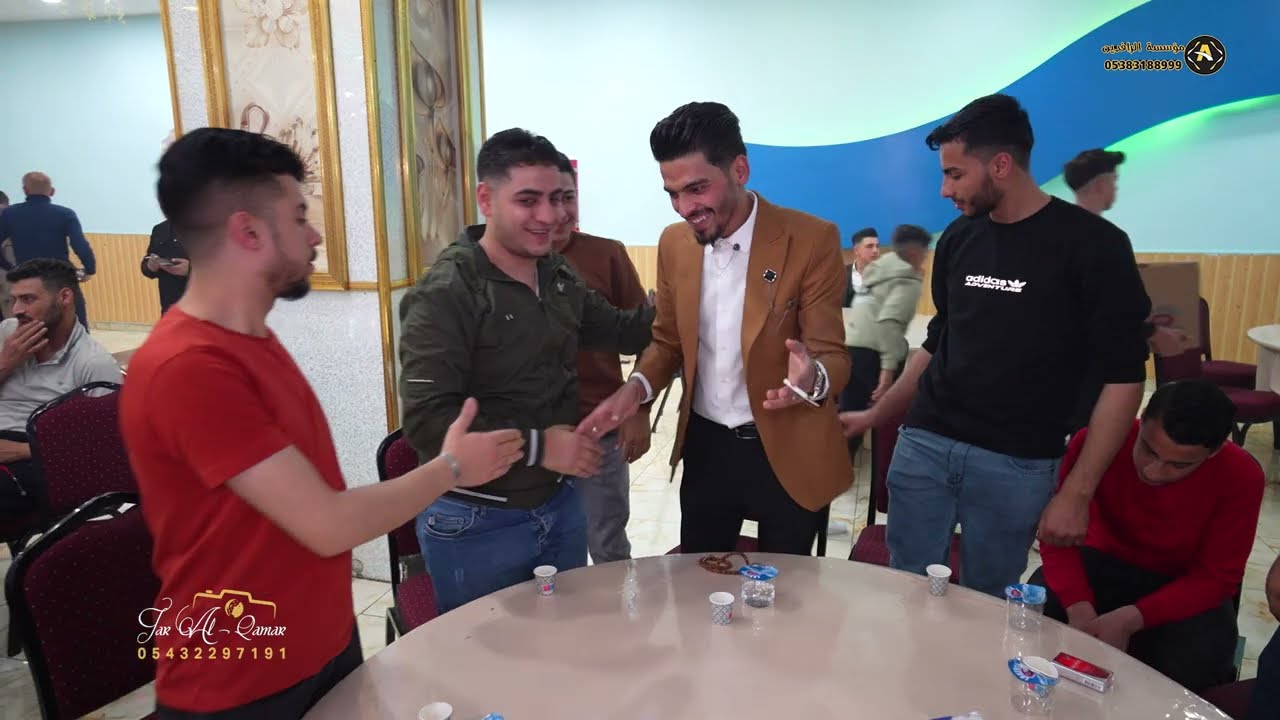 أفراح أهالي مارع حفل زفاف العريس محمد مصرية أحيا الحفل الفنانين مصطفى الموسى & حسين زور ي 2