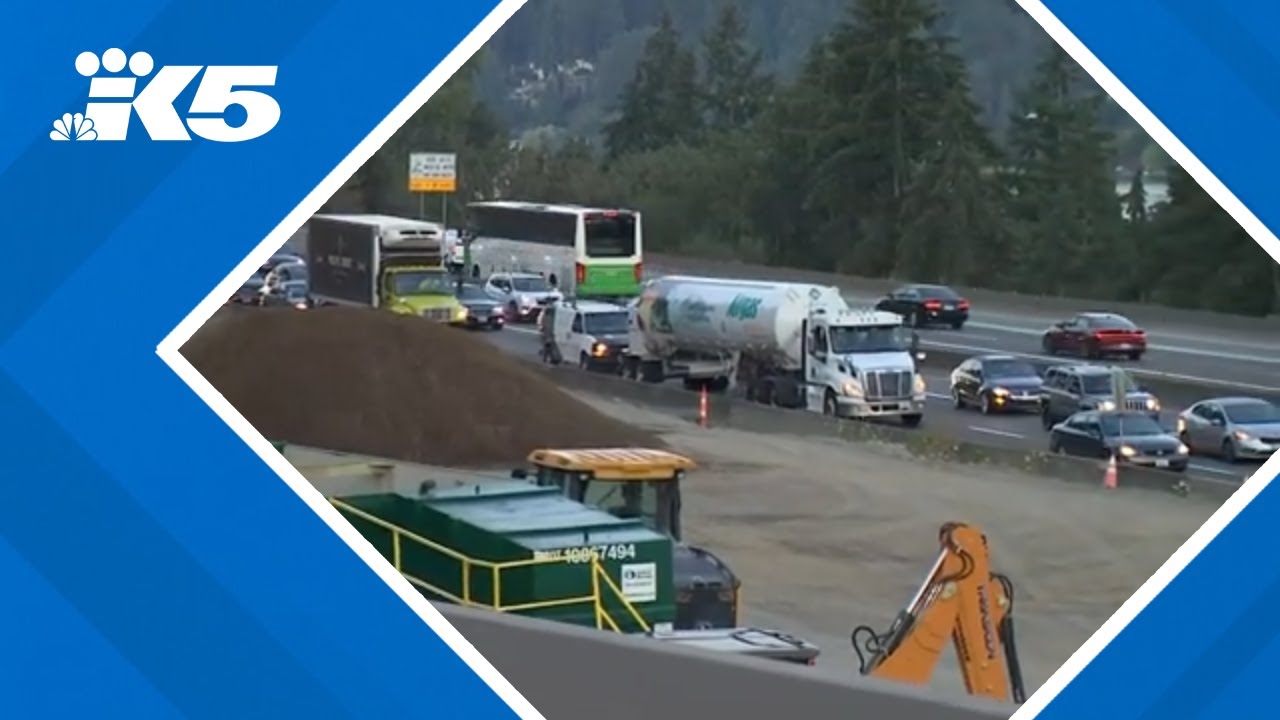 BREAKING: Multi-vehicle crash on I-405 in Bellevue - YouTube