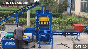 QT3-20 Concrete Block Machine - Hydraulic and Automatic - 2020 New Video