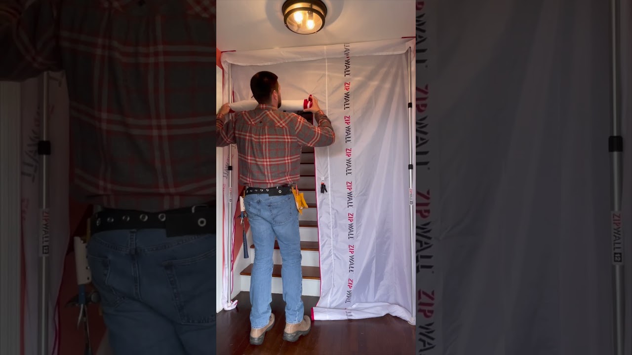 Speed Matters! Our ZipSheet™ Barrier With a Built-in Door is a Game Changer