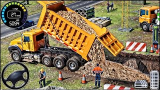City Highway Excavator Simulator - Road Builder Construction JCB 3D - Android GamePlay#ebrhemseconds