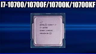 Обзор Intel i7-10700/10700F/10700K/10700KF. Характеристики и тесты. Что нужно знать перед покупкой!