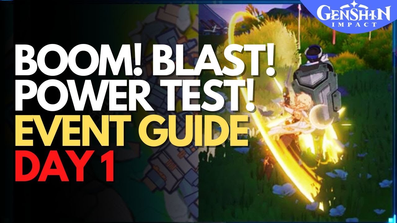 Boom! Blast! Power Test! Event Guide Day 1 | Clink Clank Clash Event Genshin Impact 6.0