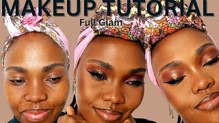 UPDATED FULL GLAM | Makeup tutorial | For beginners by All Things Manteme 175 views 11 months ago 10 minutes, 56 seconds