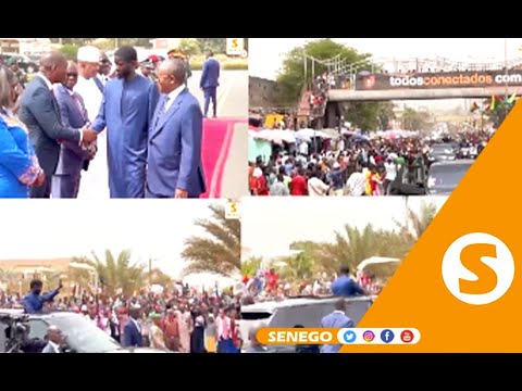 Guinée Bisau : Regardez l'accueil chaleureux réservé au Pr Bassirou Diomaye
