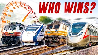 Fastest Train of India Battle || Gatimaan vs Vande Bharat vs Shatabdi vs Namo Bharat