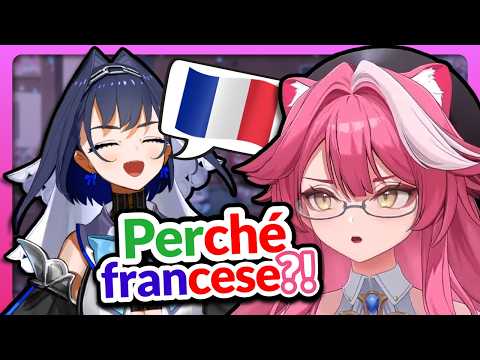 Raora estalla en Italiano por un chat en Francés | #RaraWara【hololive】- Italiano -