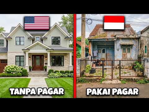 Kenapa Rumah di Amerika Gak Pakai Pagar tapi di Indonesia Wajib?