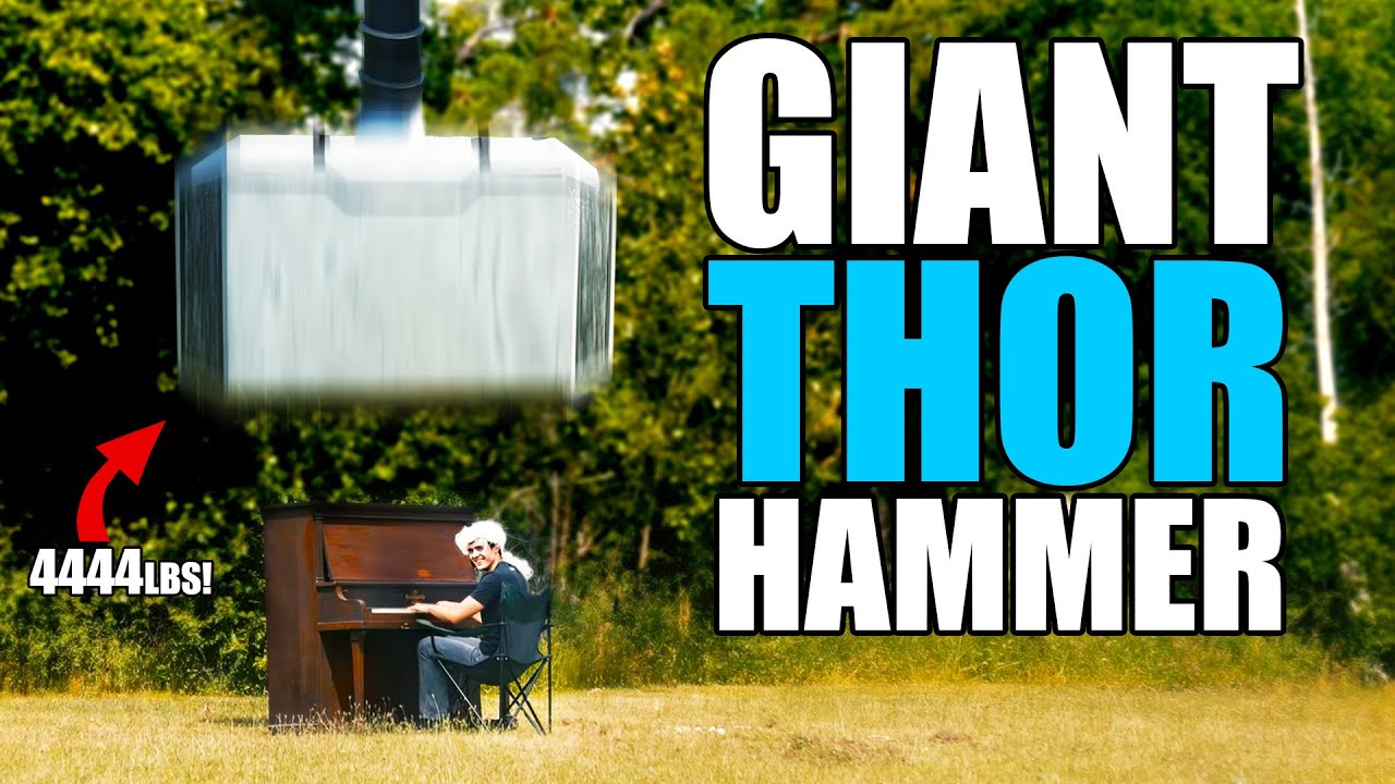 ⁣GIANT THOR HAMMER vs TRUCK!