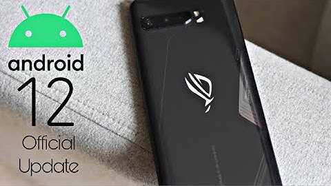 Asus ROG Phone 3 Strix Android 12 Update