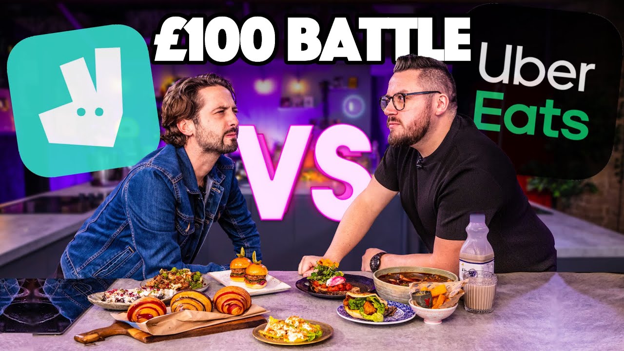 £100 Uber Eats vs Deliveroo Takeaway Battle Vol.2 | Sorted Food