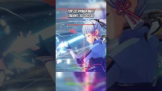 F2P C0 Ayaka Melt Is Insane Genshin Impact
