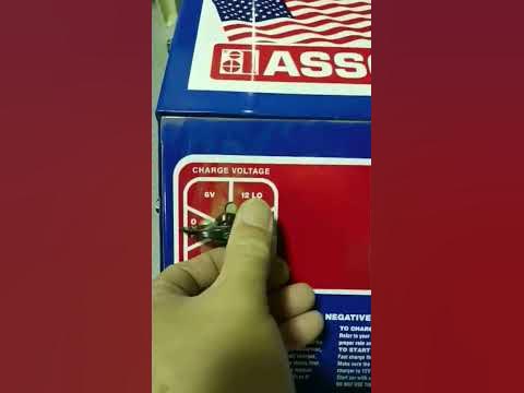THE SETTING HOW TO CHARGE 12 VOLT BATTERY IN AUTOMATIC CHARGER #shorts