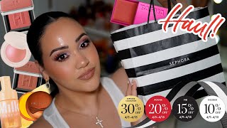 HUGE SEPHORA SPRING SAVINGS EVENT HAUL 2024!  NEW MAKEUP, SKINCARE & MORE! | AMY GLAM ✨