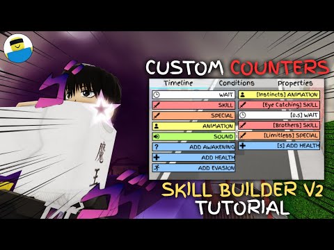HOW TO MAKE CUSTOM COUNTER In Skill Builder in Jujutsu Shenanigans Roblox (Jujutsu Shenanigans)