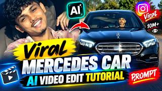 Viral Mercedes Car Drawing Ai Video Edit Prompt & Tutorial Free screenshot 2