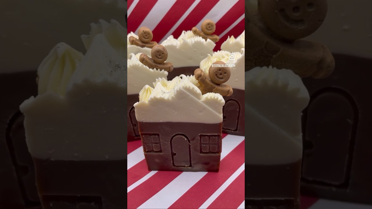 Gingerbread House Soap! 🏠❤️ 