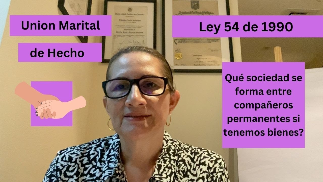 Union Marital de Hecho, Ley 54 de 1990 en Colombia
