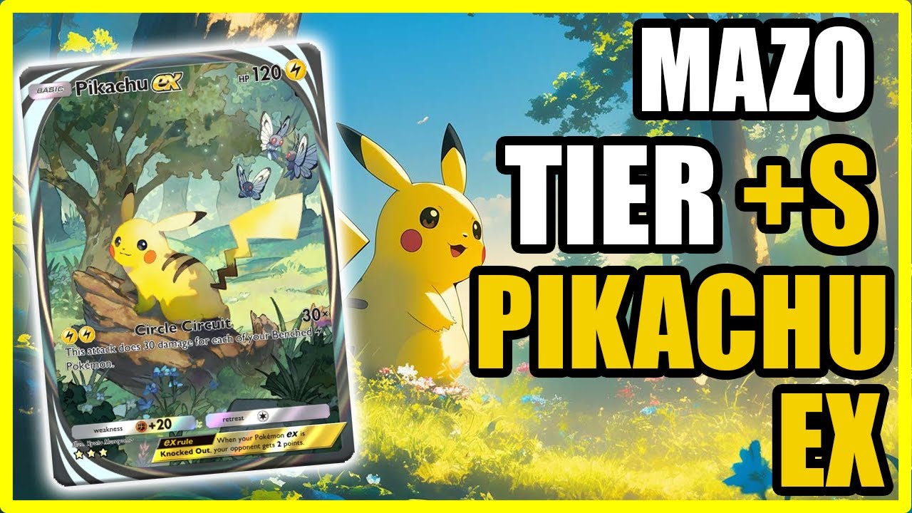 💯EL MAZO MAS FUERTE EN TCG POKEMON POCKET⚡PIKACHU EX - YouTube