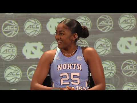 Deja Kelly UNC Womens Basketball at the ACCs Media Day