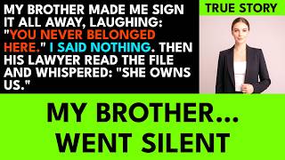 Details My Brother Forced Me to Sign Away Grandfather's Company—Then His Lawyer Went Pale... | Maple Revenge Update