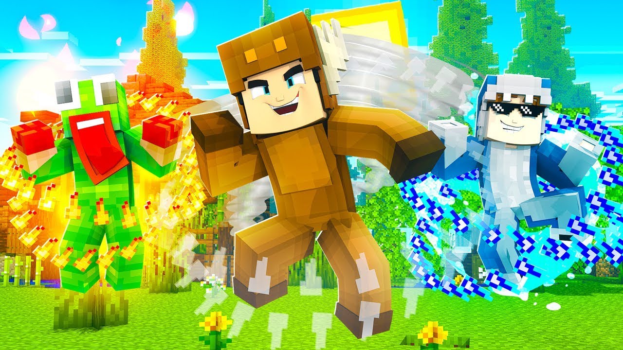 UNSPEAKABLE, SHARK and MOOSE BECOME ELEMENTAL BENDERS in MINECRAFT! UNSPEAKABLE, SHARK and MOOSE BECOME ELEMENTAL BENDERS in MINECRAFT!