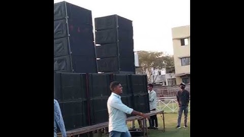 Sound Check ✓ Of A Powerful Subwoofer Bass Test With Line Array | Bass Test Woofer Speaker